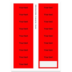 E225012 - 1 line, Arial 24 max 13 characters