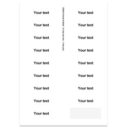 E225412 - 1 line, Arial 24 max 13 characters