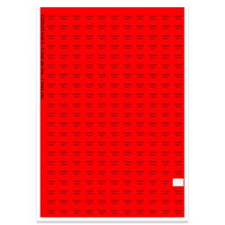 E226020 - 2 lines, Arial 8 max 2 x 8 characters