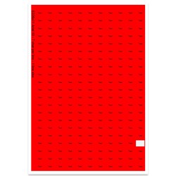 E226011 - 1 line, Arial 10 max 7 characters