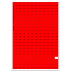 E226010 - 1 line, Arial 8 max 8 characters