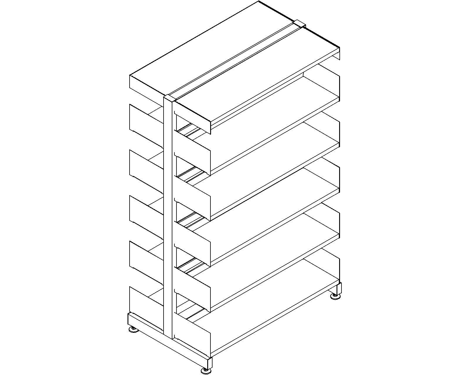 6030 starter - double-sided - H1520 - D250 - W900 - 3D.dwg