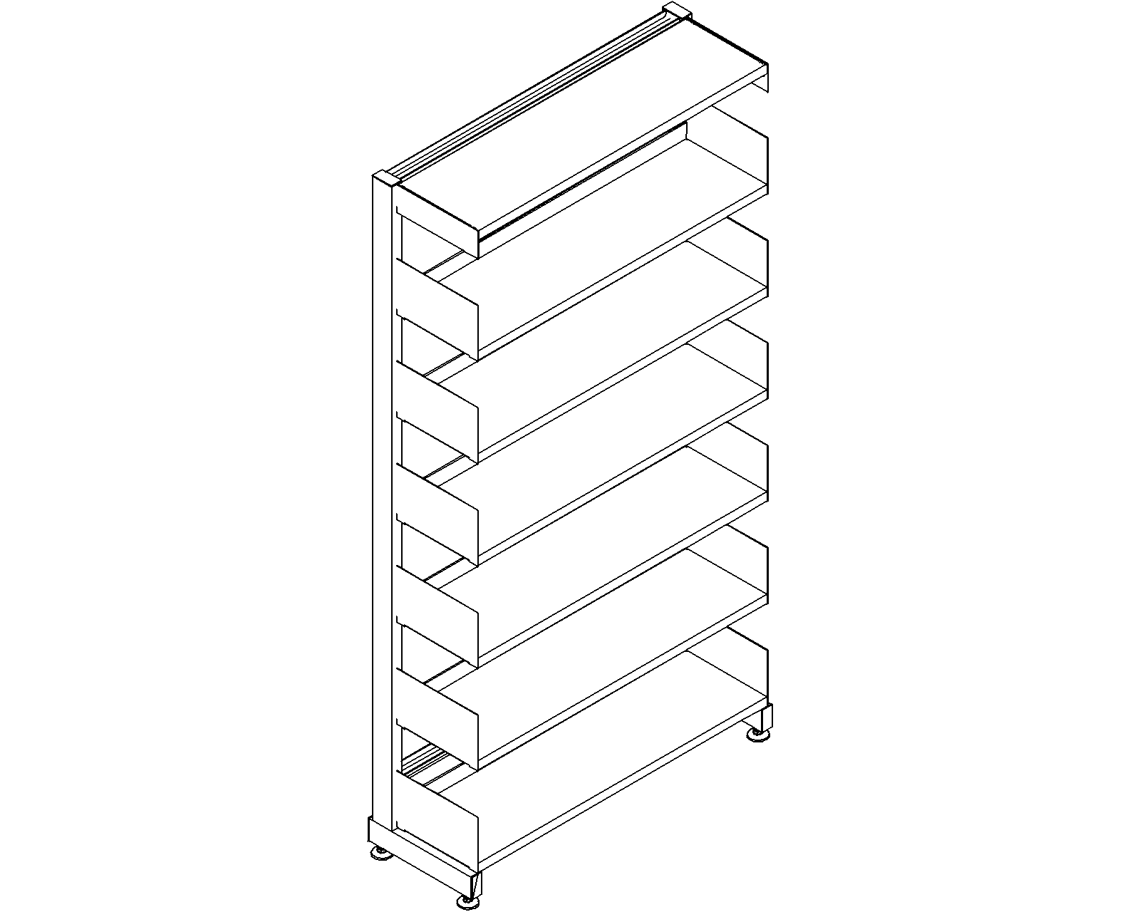 6030 starter - single-sided - H1820 - D250 - W900 - 3D.dwg