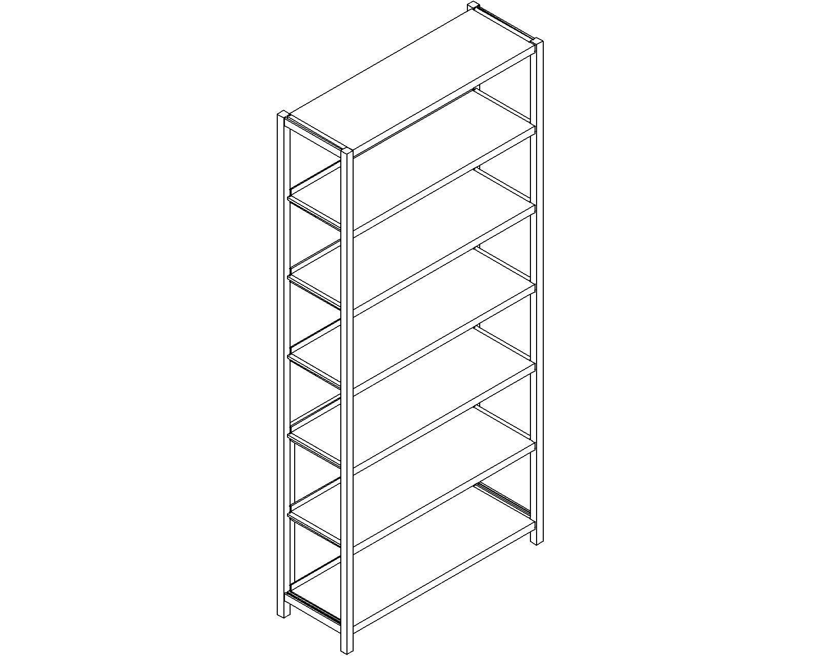 Uniflex starter – single-sided – H2050 – D300 – W900 – 3D.dwg