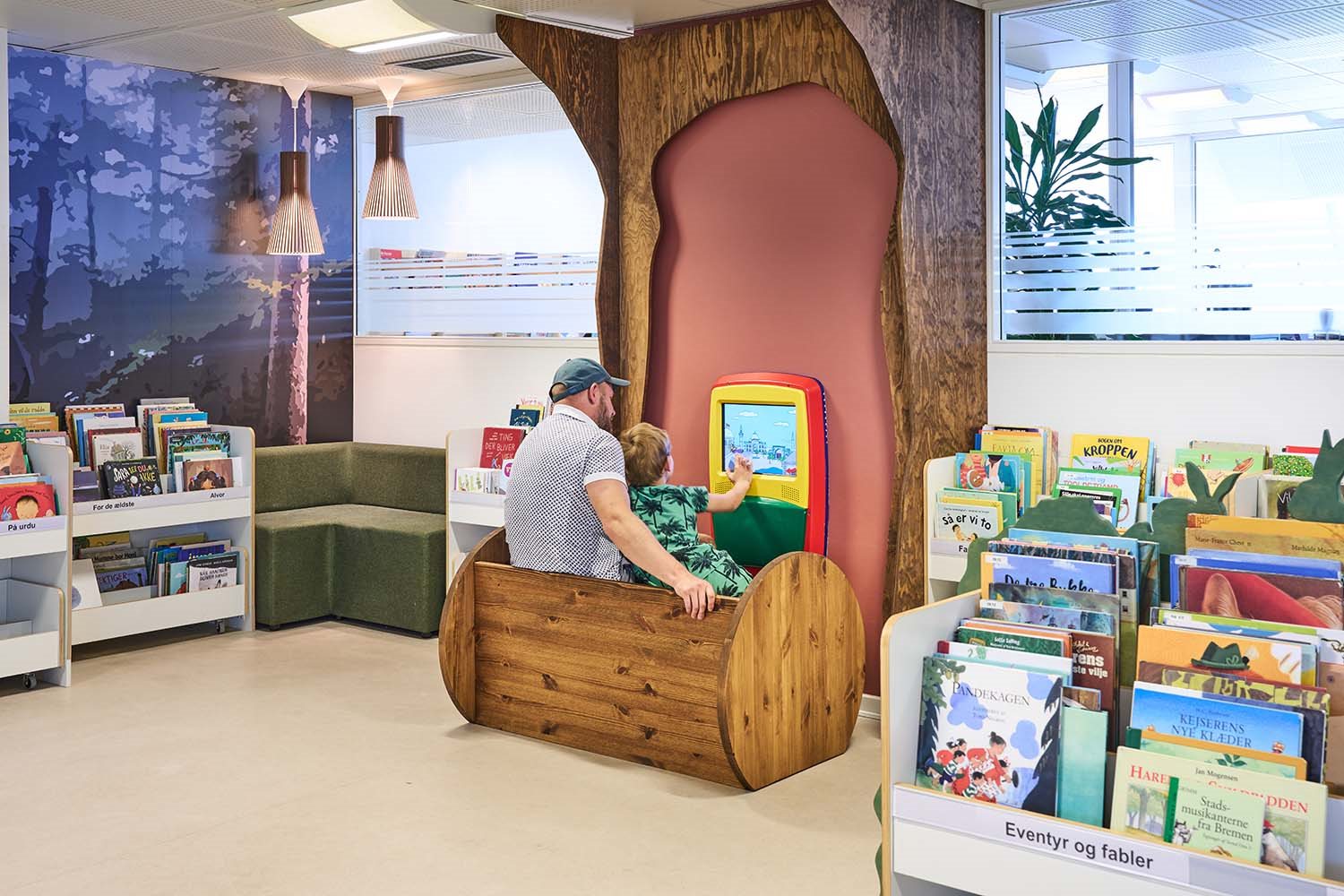 Denmark Children Library Kulturium Ishøj Library, Denmark