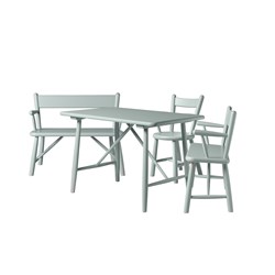 E1545 - Set with table, 2 chairs and bench