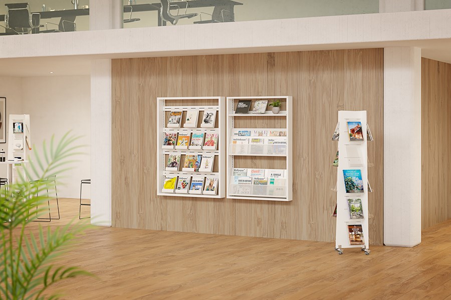 Library Wester Display 60/30 Classic Wall Display for library interior design