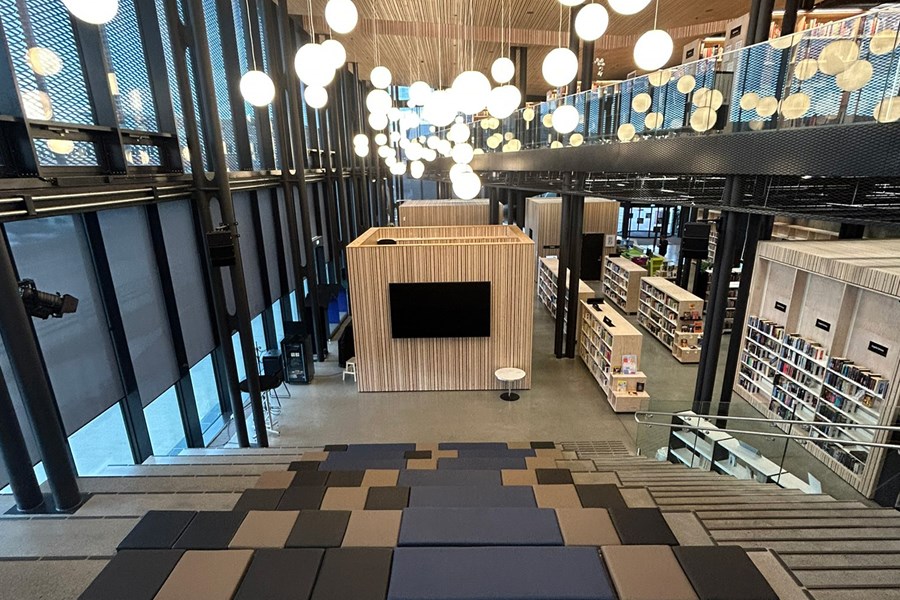 Sanderstedt Library Stjørdal library, Norway