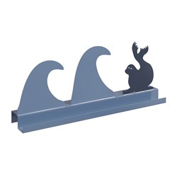 E2632 - Display shelf L700 mm, light blue